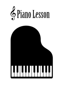 Piano Lesson ~black and white~