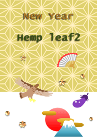 New Year<Hemp leaf2>