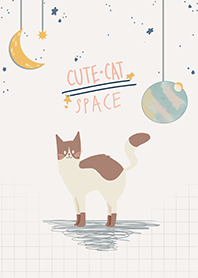 Cute cat space