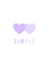 SIMPLE HEART 3 (L)  - WHxPASTEL 004