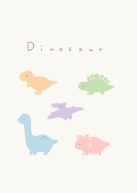 5 semi real dinosaurs NL/greenbeigeskin