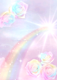 運気アップ♡Rainbow Rose & Rainbow