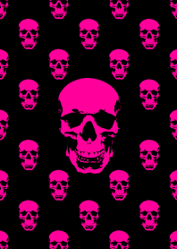 SKULL - PINK & BLACK - SLASH