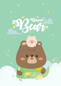Brownie Bear Baby Green