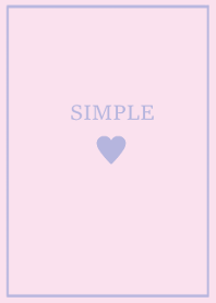 SIMPLE HEART =pink blue=*