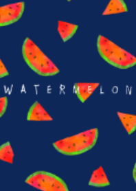 Watermelon and blue