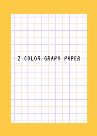 2 COLOR GRAPH PAPER/PINK&PURPLE/ORANGE
