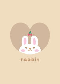 うさぎ3さくらんぼ[イエロー]