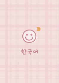 Korea Plaid<Moon>pink