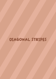 Diagonal Stripes - Teddy Bear