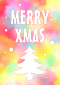MERRY XMAS / colorful painting