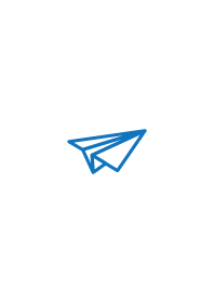 Simple theme : paper plane (white blue)