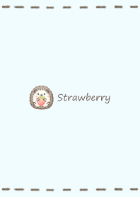 Small Hedgehog and Ichigo -blue-