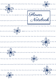 Flower Note*Navy