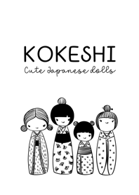 The kokeshi dolls