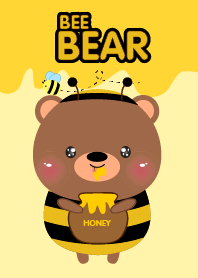 Cute Bee Bear Theme