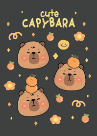 Capybara Cute : Black