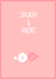 Splash & Paint -White and Pink Theme 02