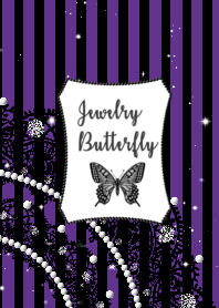 Jewelry Butterfly♡black&perpl