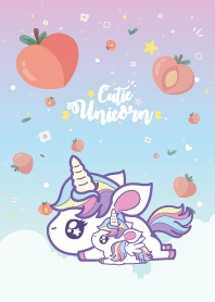 Unicorn Cute Peach Sweet