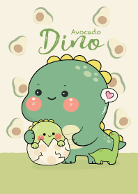 Dino Cute Avocado