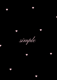 Heart Pattern* black pink.