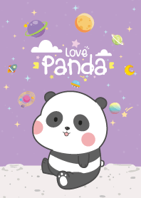 Panda Mini Galaxy Purple