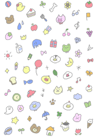ゆかいな着せ替え(パステル)