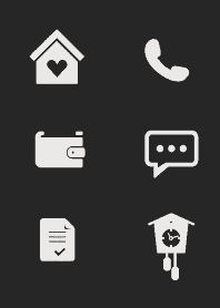 Minimal black theme