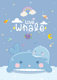 Whale Mini Galaxy Blue