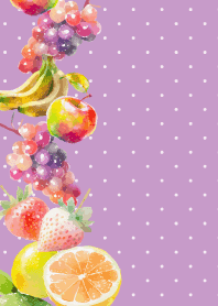 Fruit Time on light purple