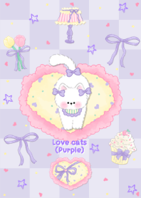 Love cats (purple)
