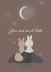 兔子與松鼠 (溫暖棕)