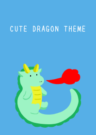 CUTE DRAGON THEMEj-BLUE