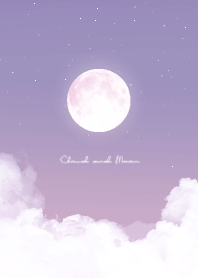 Cloud & Moon  - purple 04