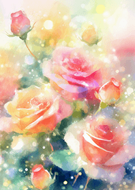 薔薇(バラ)の花の着せかえ(R1606)