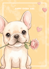 French Bulldog3/Marble/yellow