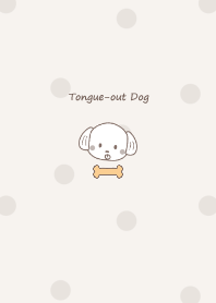 Tongue-out Maltese -beige- 2