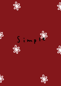 Fall / winter Bordeaux and flowers.