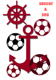 soccer&sea red