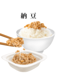 納豆 です　ひきわり　ご飯