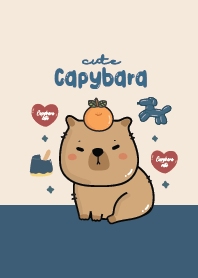 คาปิบาร่ามันน่ารักนะ : สีน้ำเงิน