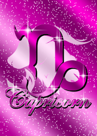 Zodiac signs Capricorn2 purple