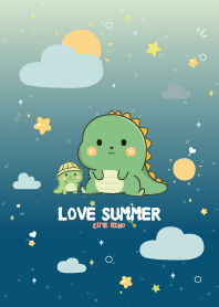 Dino Love Summer Pretty