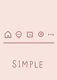 SIMPLE - BORDEAUX - BEIGE