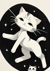 Q version cute cat 6D0a21