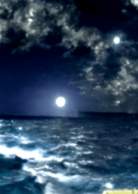 夜の月 月の海 #DkR_7。