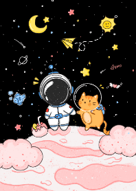 The Astronaut Hold My Cats