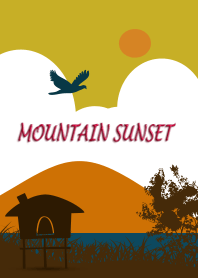 Mountain sunset