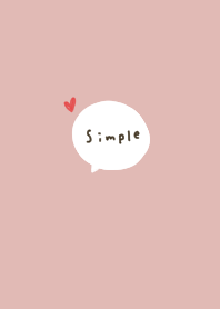 Cute and simple pink beige.